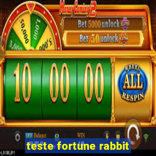 teste fortune rabbit